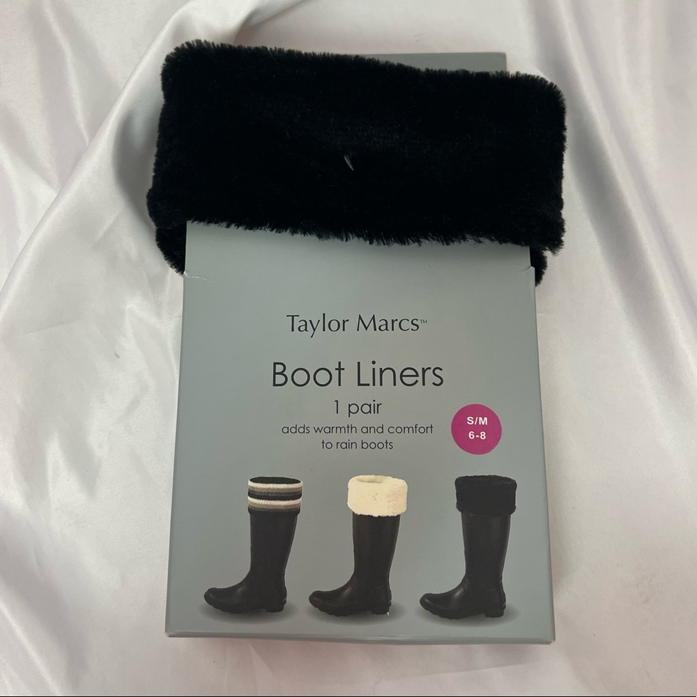 3 FOR $15 Taylor Marcs Black Boot Liners, size S/M 6-8 NWT
